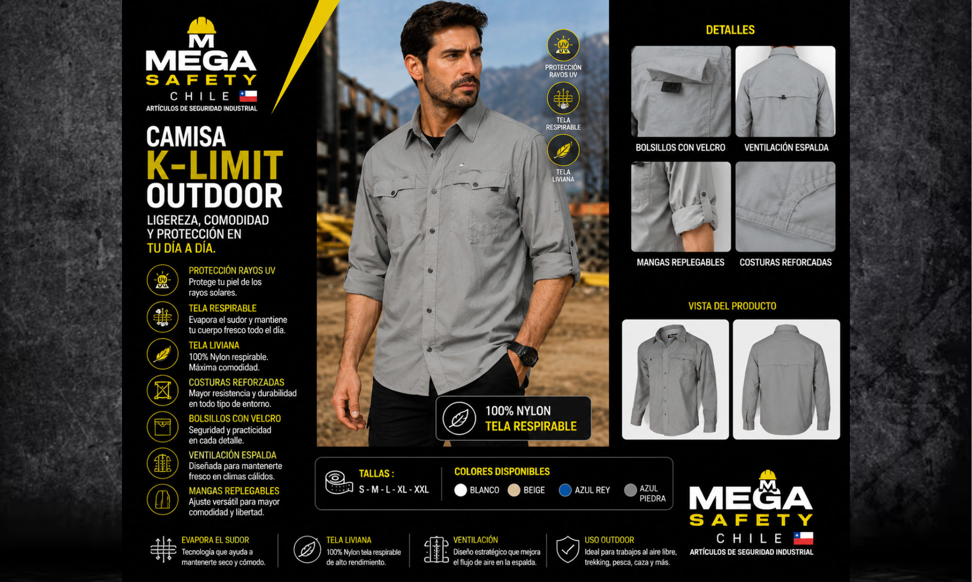 Camisa K-LIMIT Outdoor