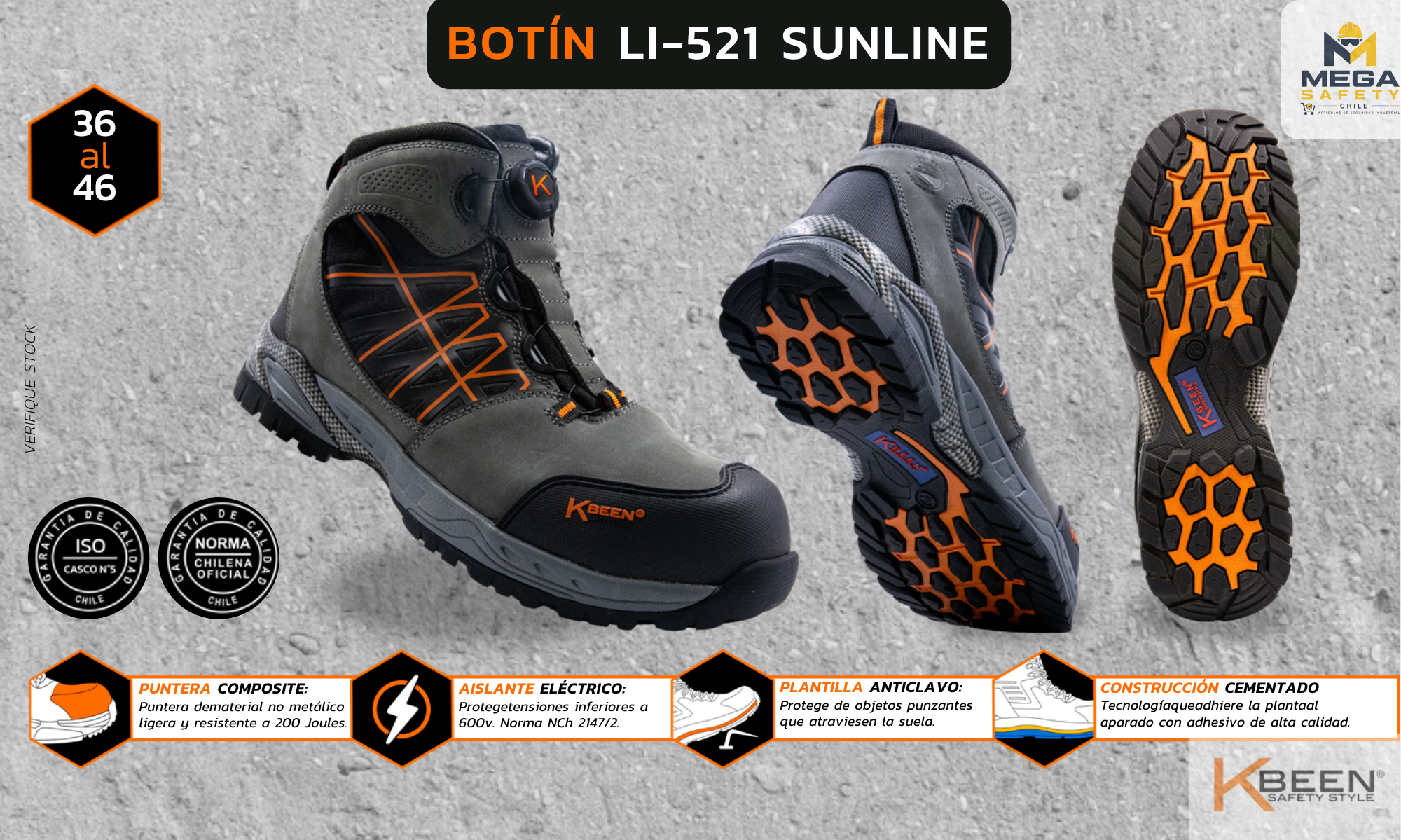 Botin LI-521 SUNLINE