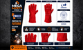 Guante Soldador Rojo — Force Protection