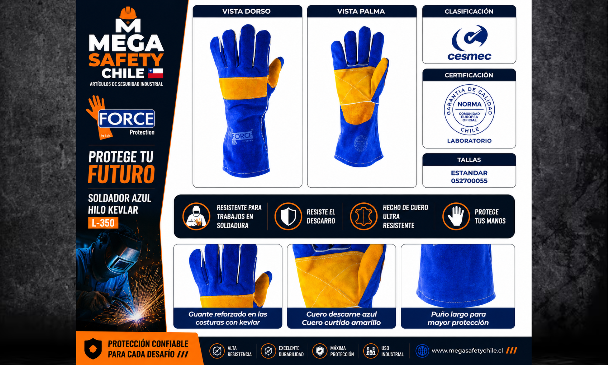 Soldador Azul L-350