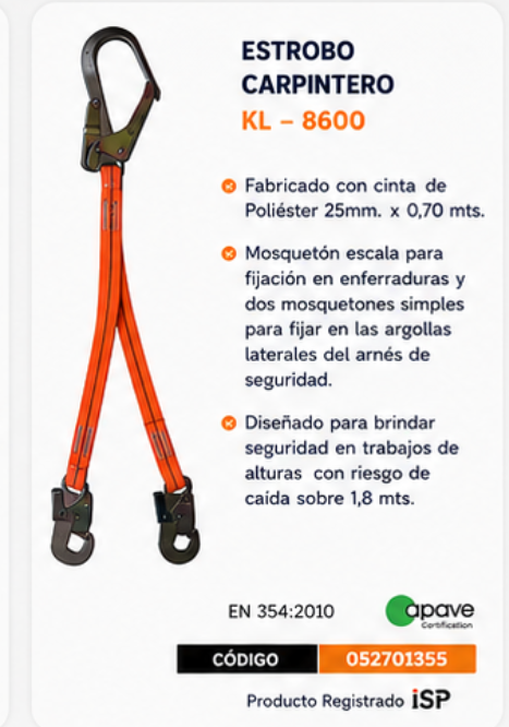 Estrobo carpintero KL-8600