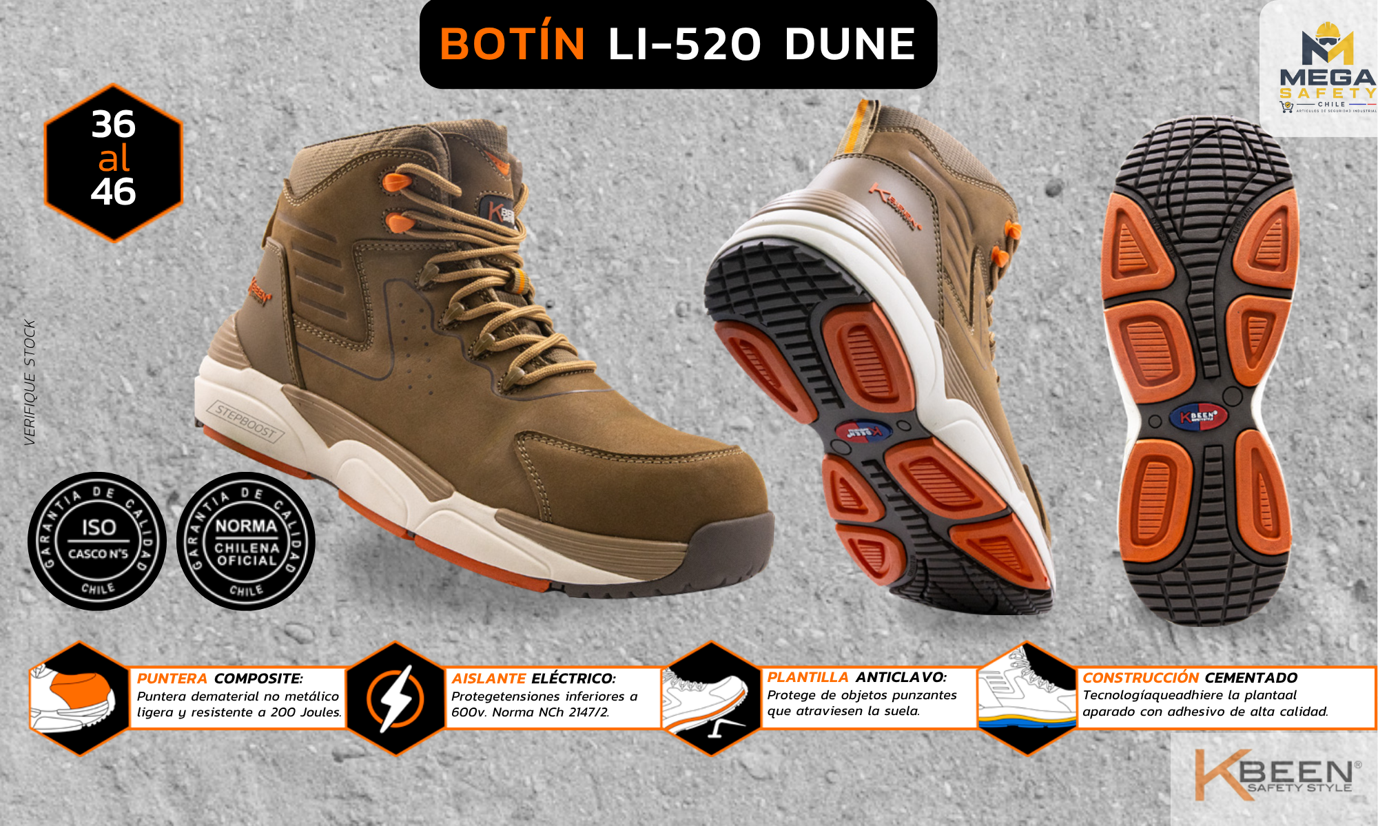 BOTÍN LI-520 DUNE