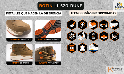 BOTÍN LI-520 DUNE